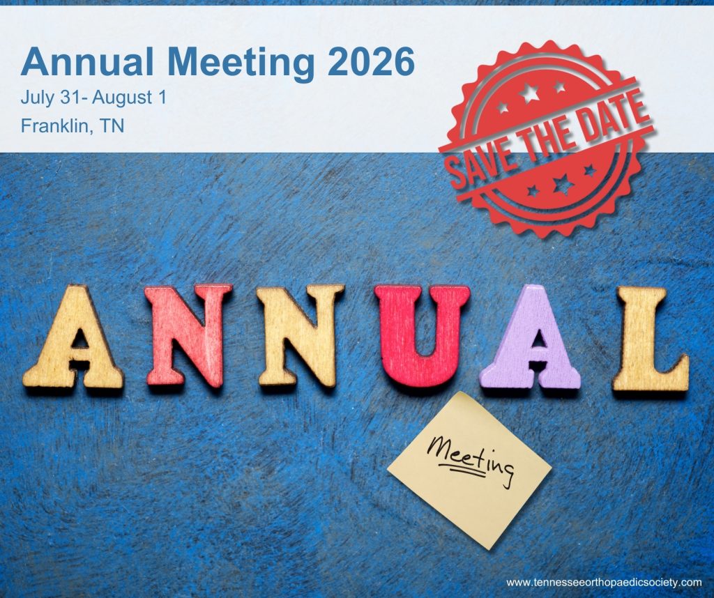 2026 Tennessee Orthopaedic Society Annual Meeting